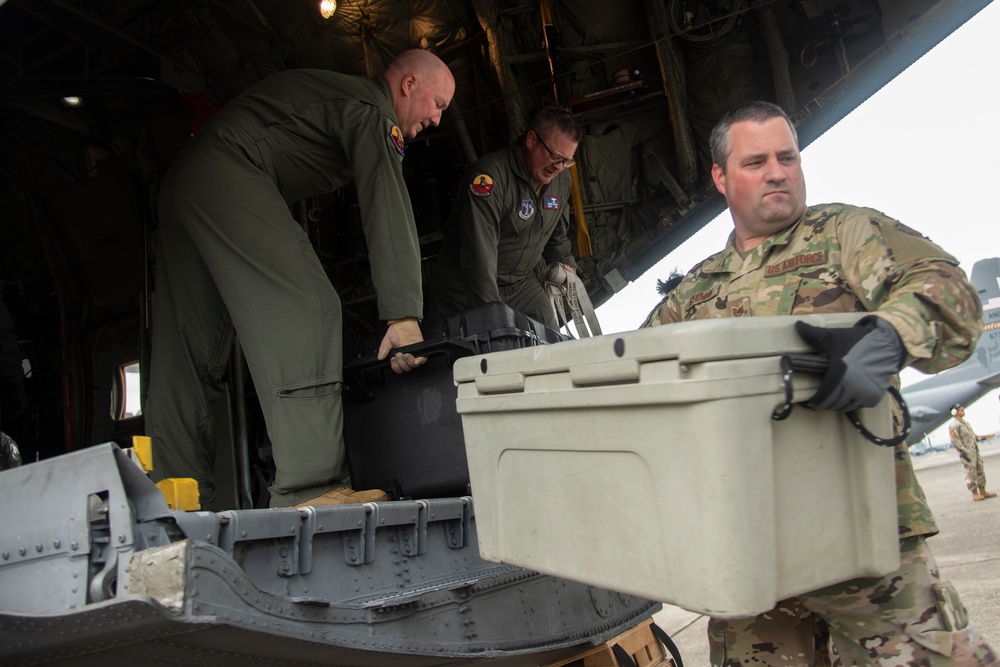 C-130 Hercules arrive to Yokota AB for Mobility Guradian 2023