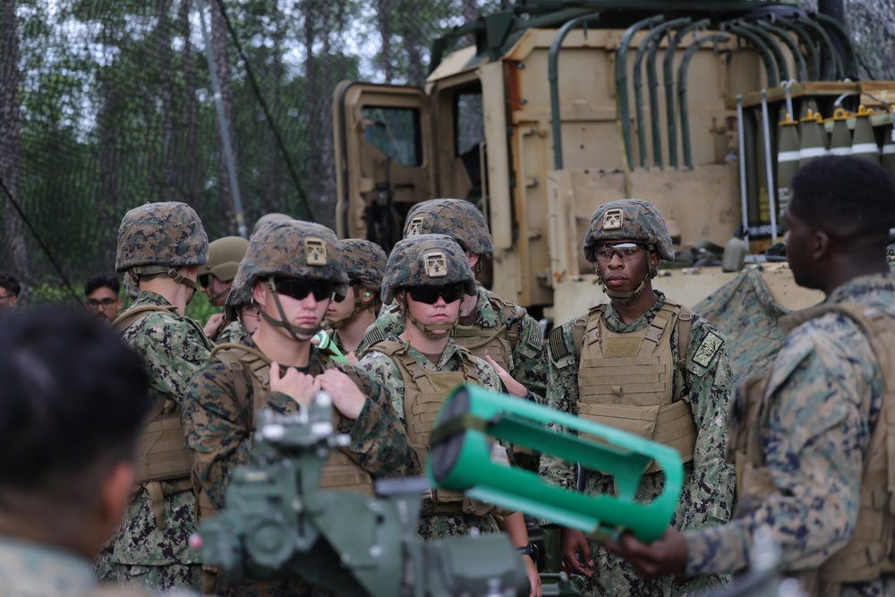 Midshipmen Artillery Familiarization