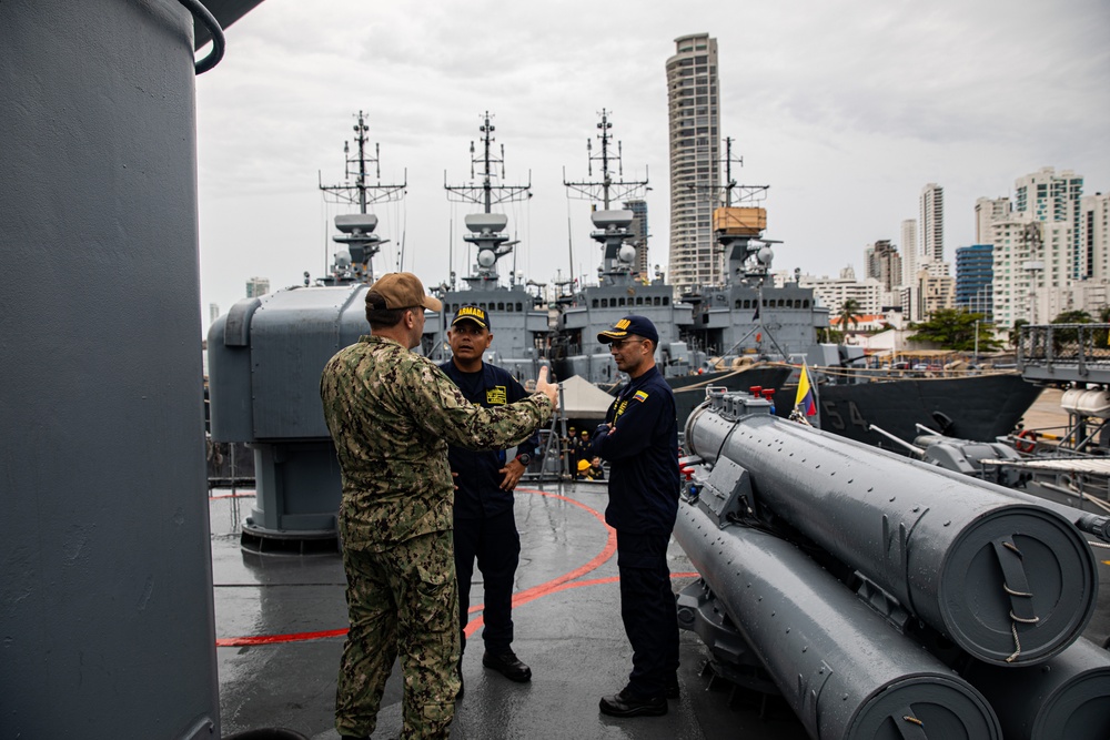 Naval Tours with Colombian Navy