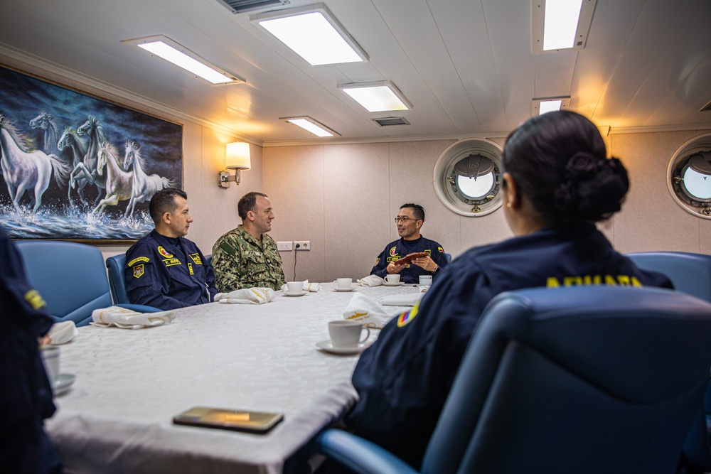 Naval Tours with Colombian Navy