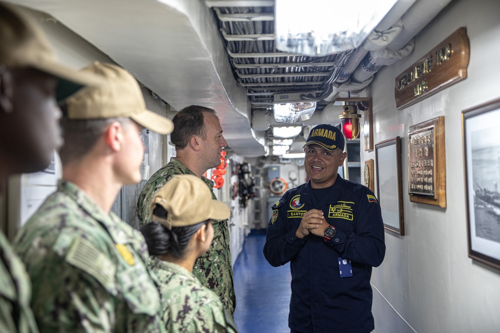 Naval Tours with Colombian Navy