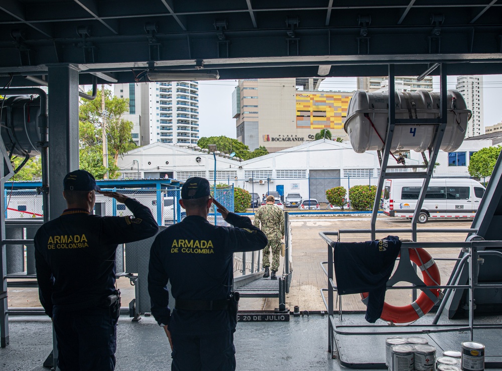 Naval Tours with Colombian Navy