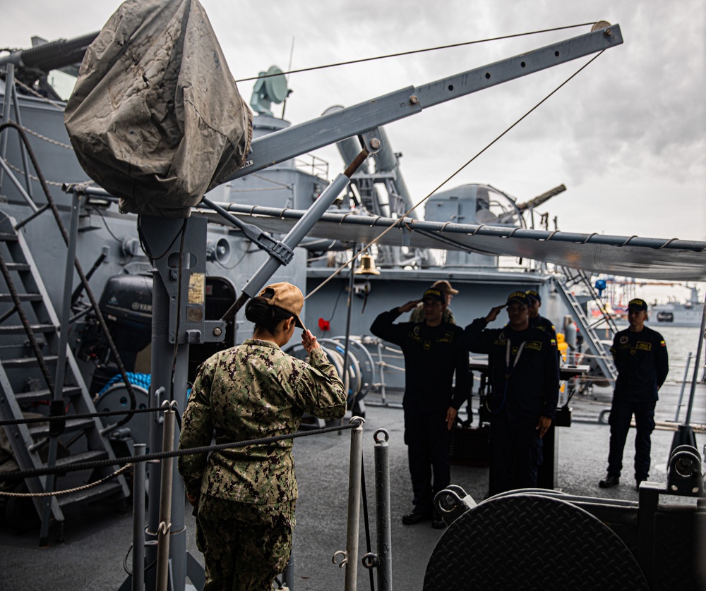 Naval Tours with Colombian Navy