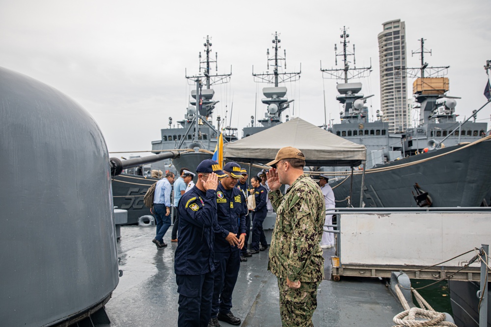 Naval Tours with Colombian Navy