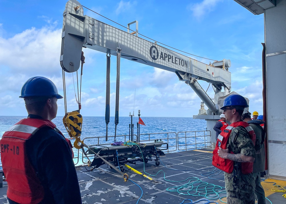 Unmanned Wave Glider at Sea