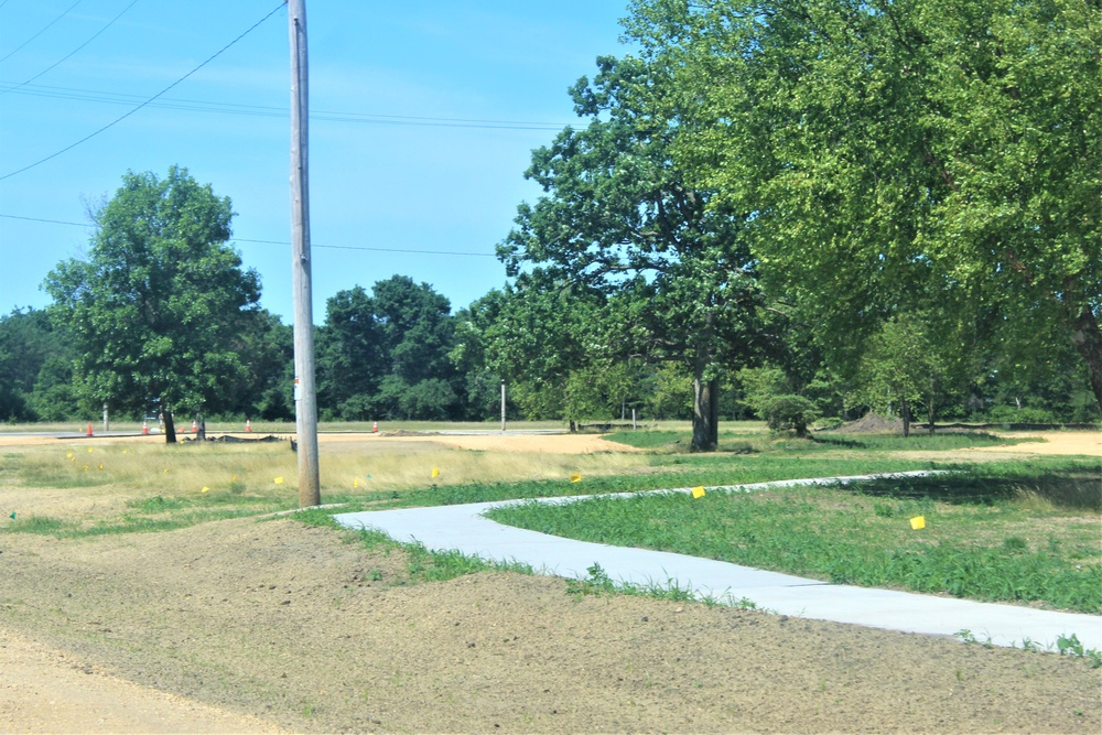 Grading project continues at Fort McCoy; preparations for paving continue