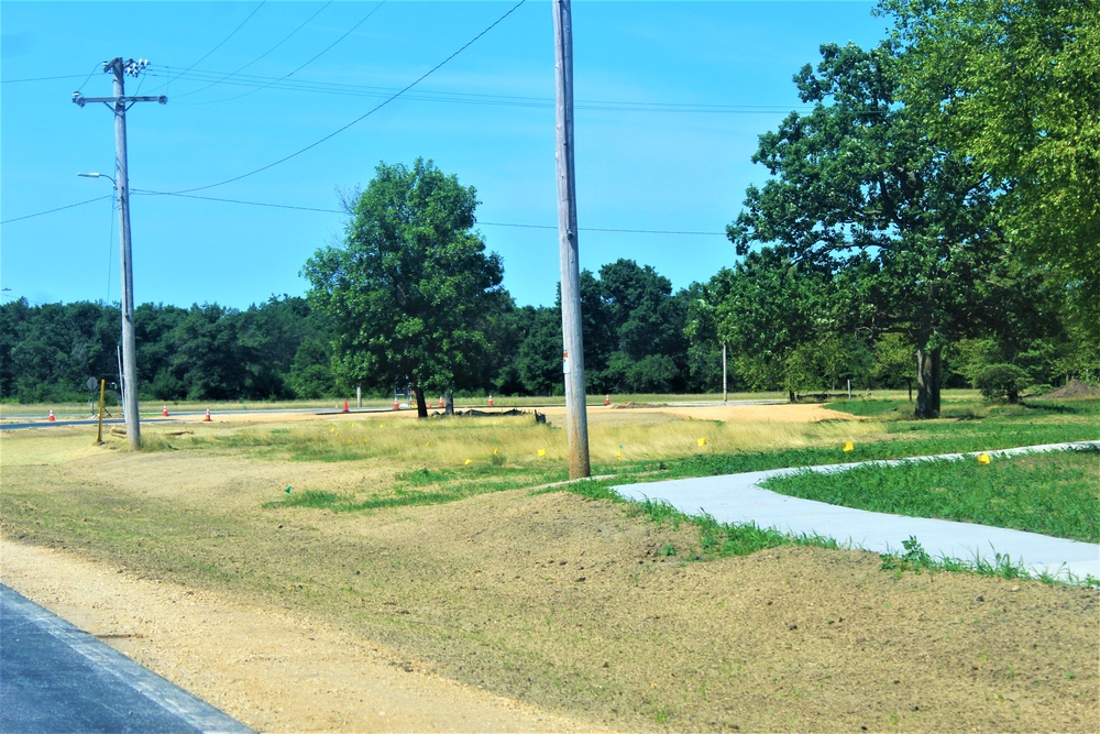 Grading project continues at Fort McCoy; preparations for paving continue