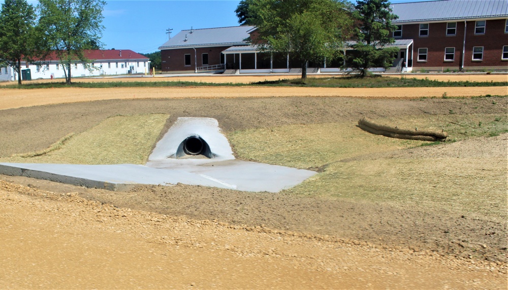 Grading project continues at Fort McCoy; preparations for paving continue