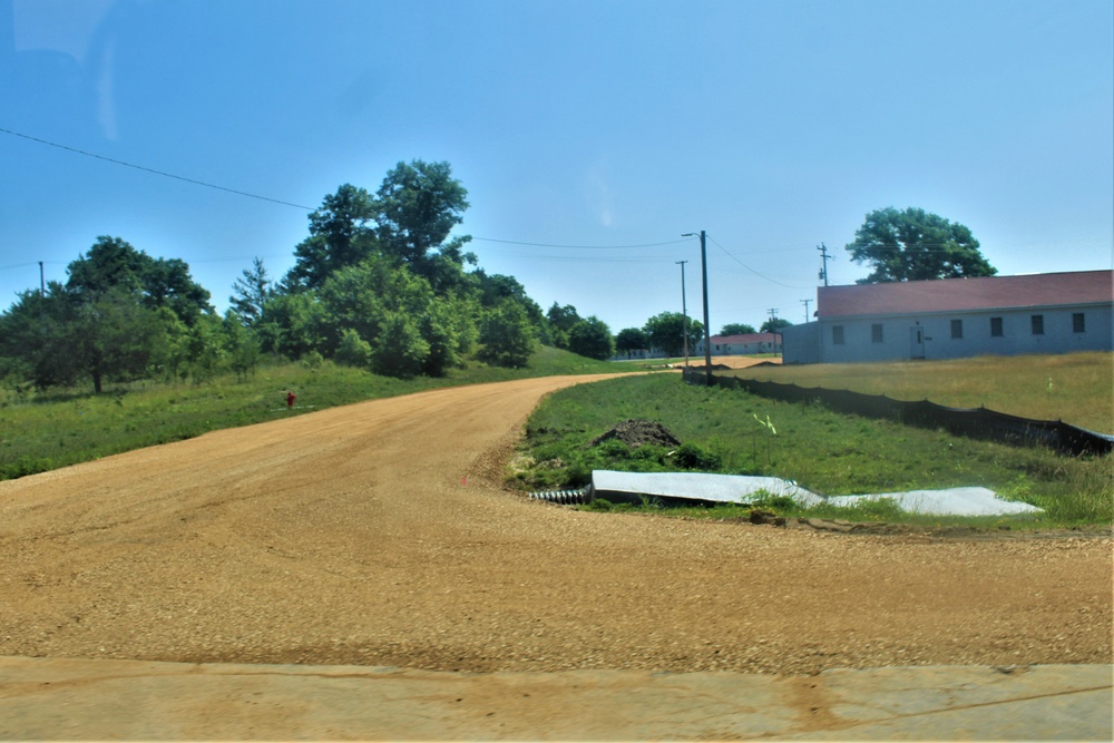 Grading project continues at Fort McCoy; preparations for paving continue