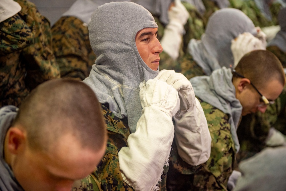 Naval Reserve Officers Training Corps (NRTOC) New Student Indoctrination (NSI) Cycle 2 Firefighting Training