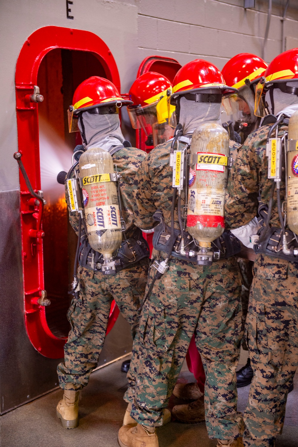 Naval Reserve Officers Training Corps (NRTOC) New Student Indoctrination (NSI) Cycle 2 Firefighting Training