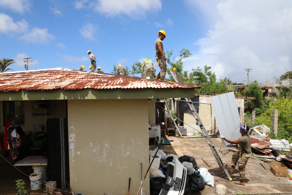 Task Force RISEUP Roof Install