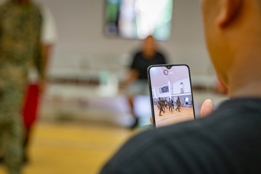 KM23: Chuuk State Police Academy Learns Marching Drill