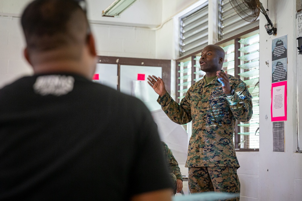 KM23: Chuuk State Police Academy Learns Marching Drill