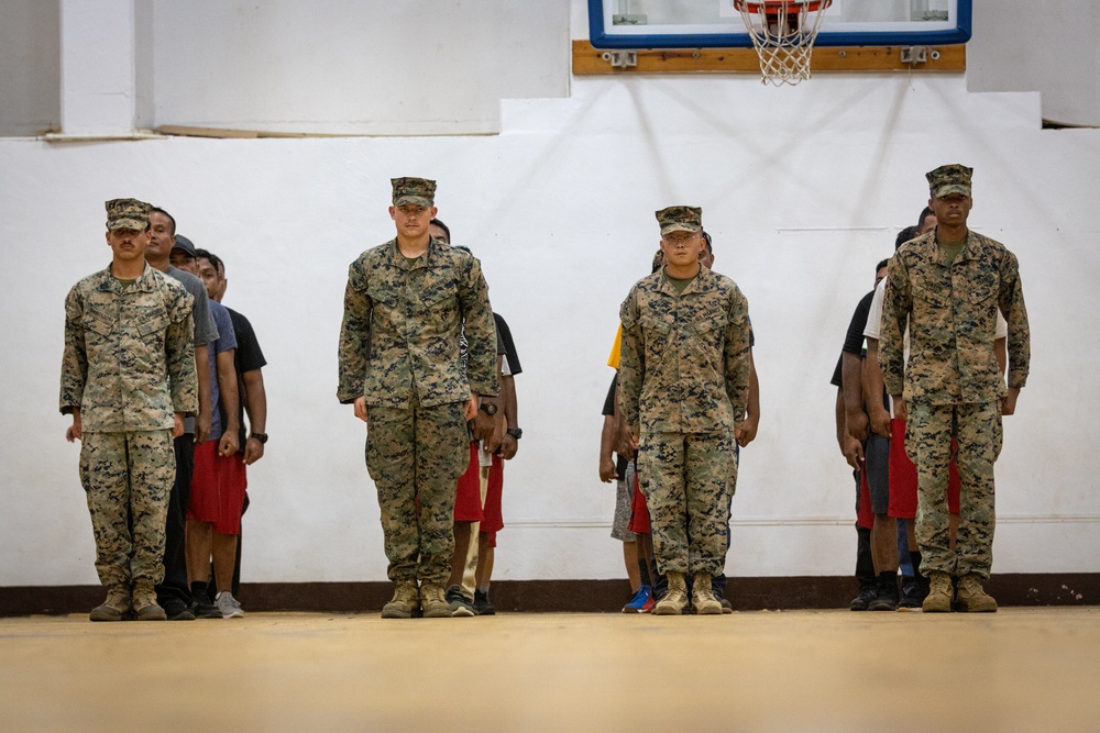 KM23: Chuuk State Police Academy Learns Marching Drill