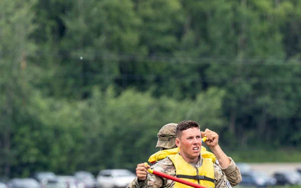 Canoeing Across Otter Lake