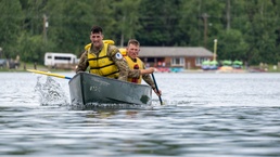 Canoeing Across Otter Lake