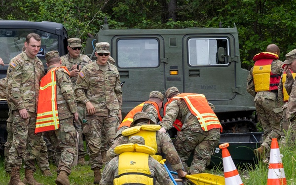 Canoeing Across Otter Lake