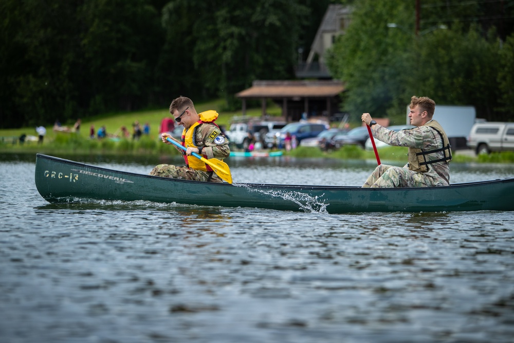 2023 Army National Guard Best Warrior Competition Water Crossing Event