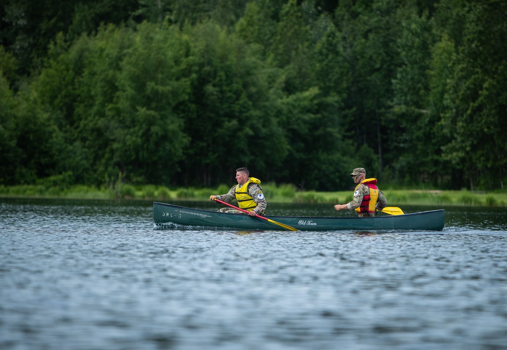 2023 Army National Guard Best Warrior Competition Water Crossing Event