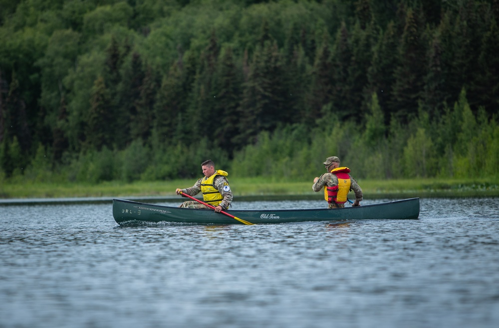 2023 Army National Guard Best Warrior Competition Water Crossing Event