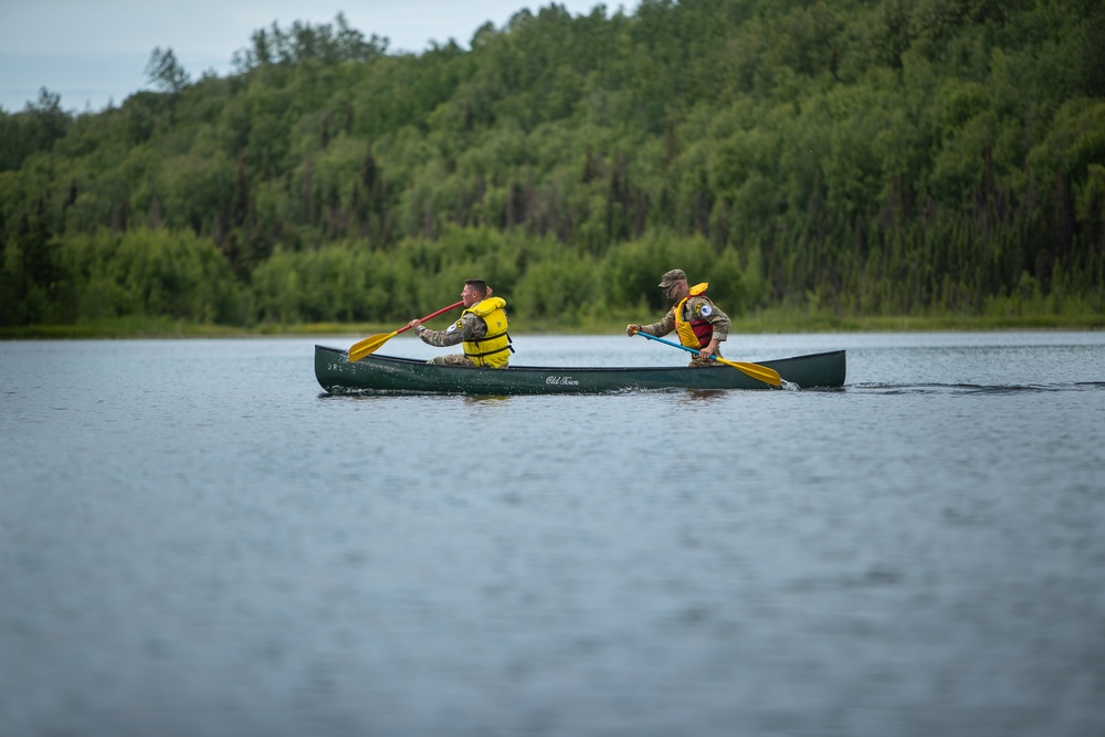 2023 Army National Guard Best Warrior Competition Water Crossing Event