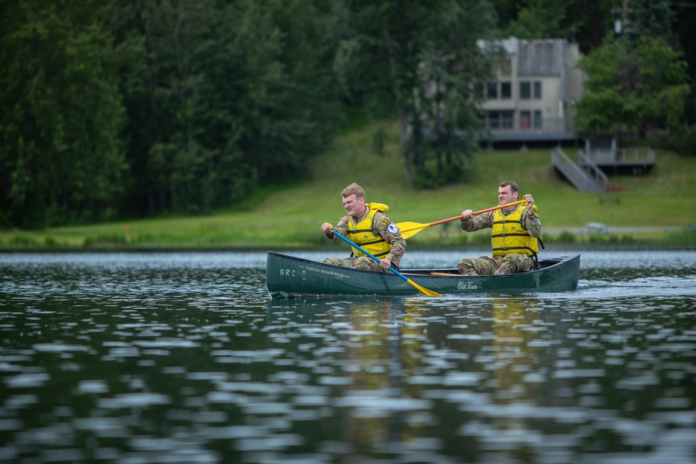 2023 Army National Guard Best Warrior Competition Water Crossing Event