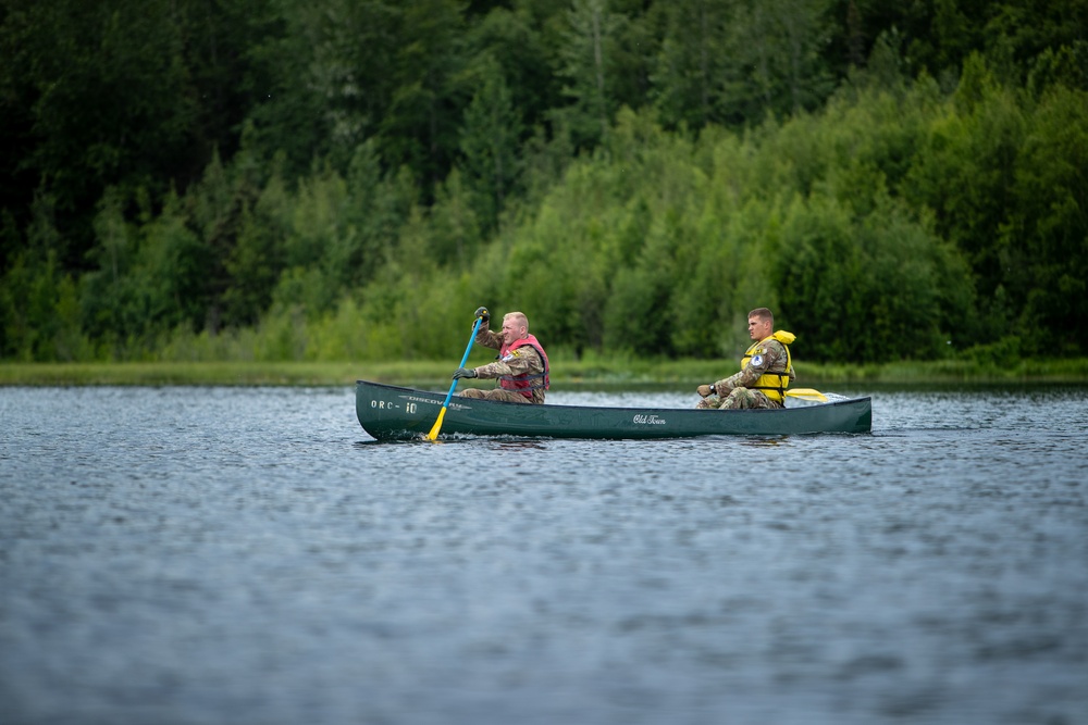 2023 Army National Guard Best Warrior Competition Water Crossing Event