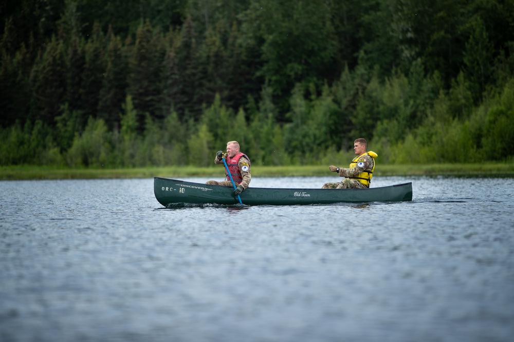 2023 Army National Guard Best Warrior Competition Water Crossing Event