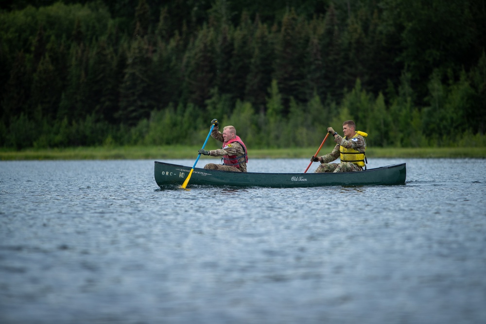 2023 Army National Guard Best Warrior Competition Water Crossing Event