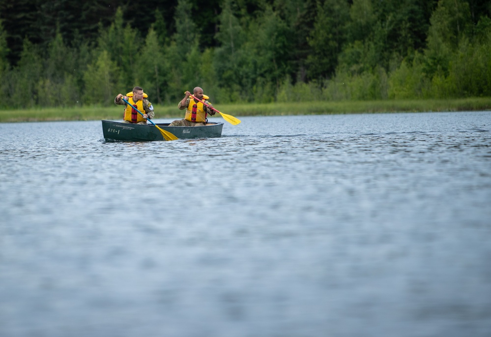 2023 Army National Guard Best Warrior Competition Water Crossing Event