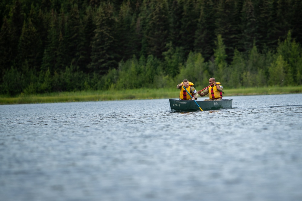 2023 Army National Guard Best Warrior Competition Water Crossing Event