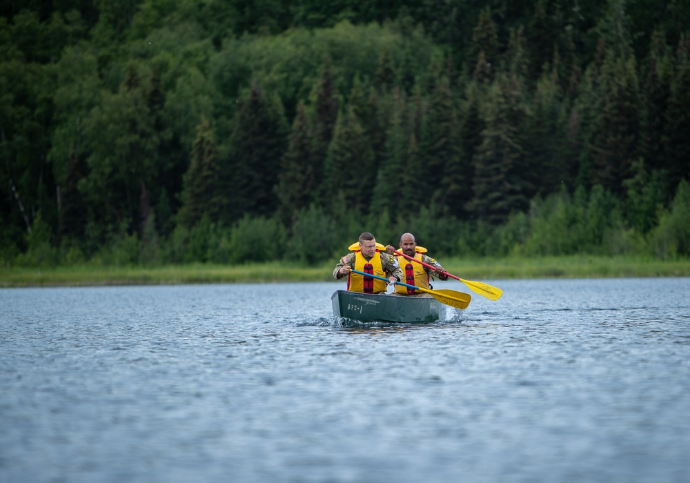 2023 Army National Guard Best Warrior Competition Water Crossing Event