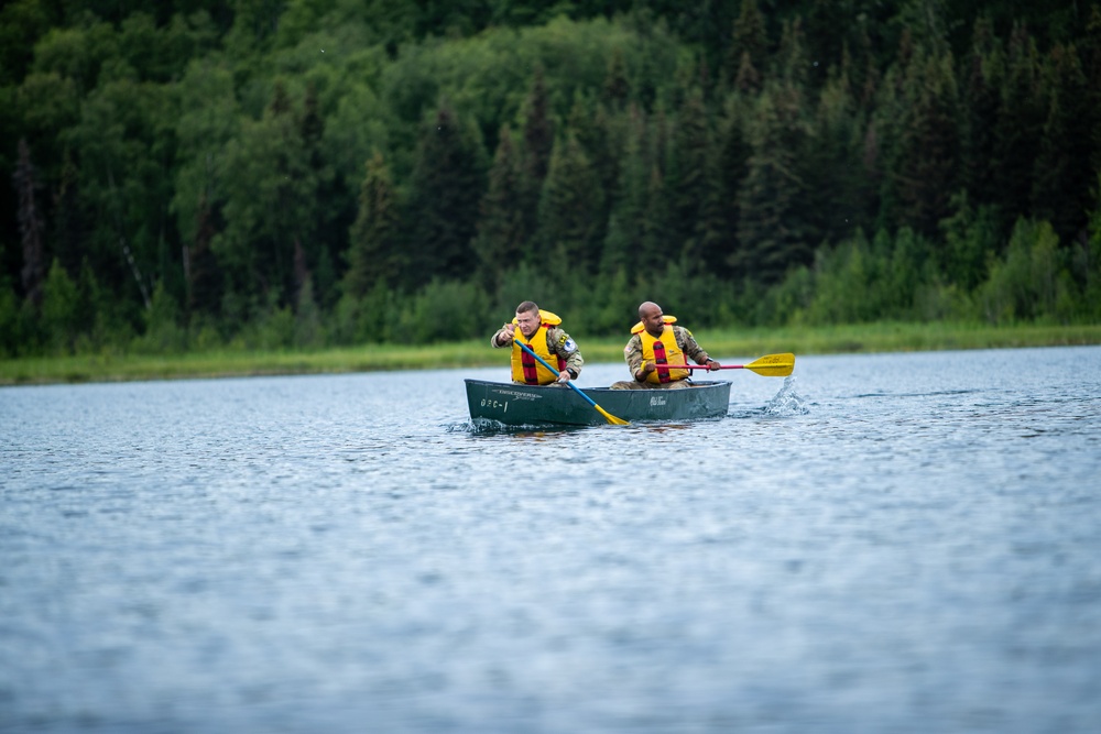 2023 Army National Guard Best Warrior Competition Water Crossing Event