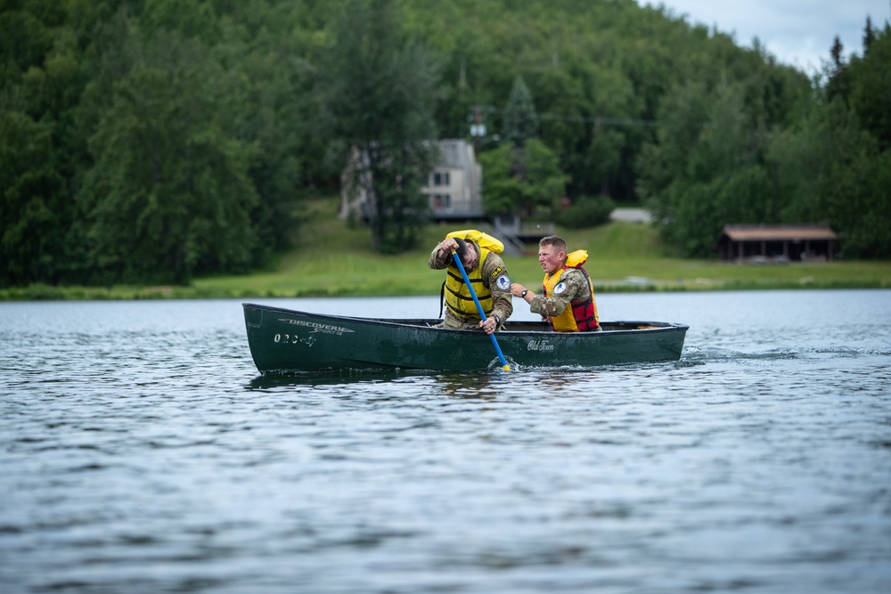 2023 Army National Guard Best Warrior Competition Water Crossing Event