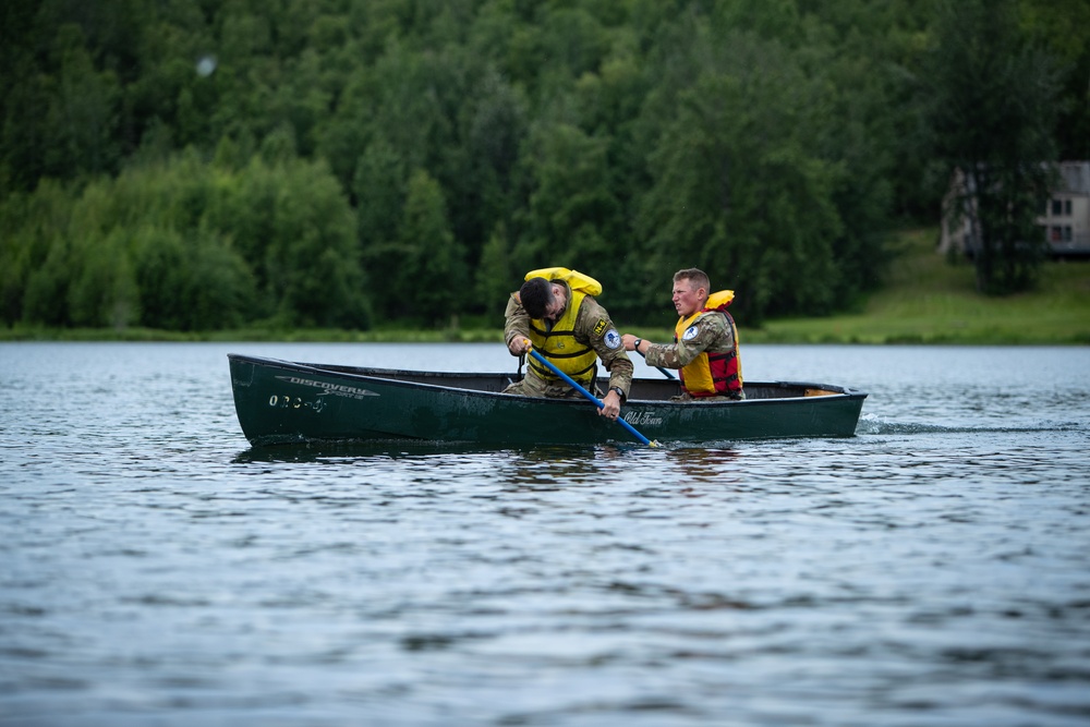 2023 Army National Guard Best Warrior Competition Water Crossing Event