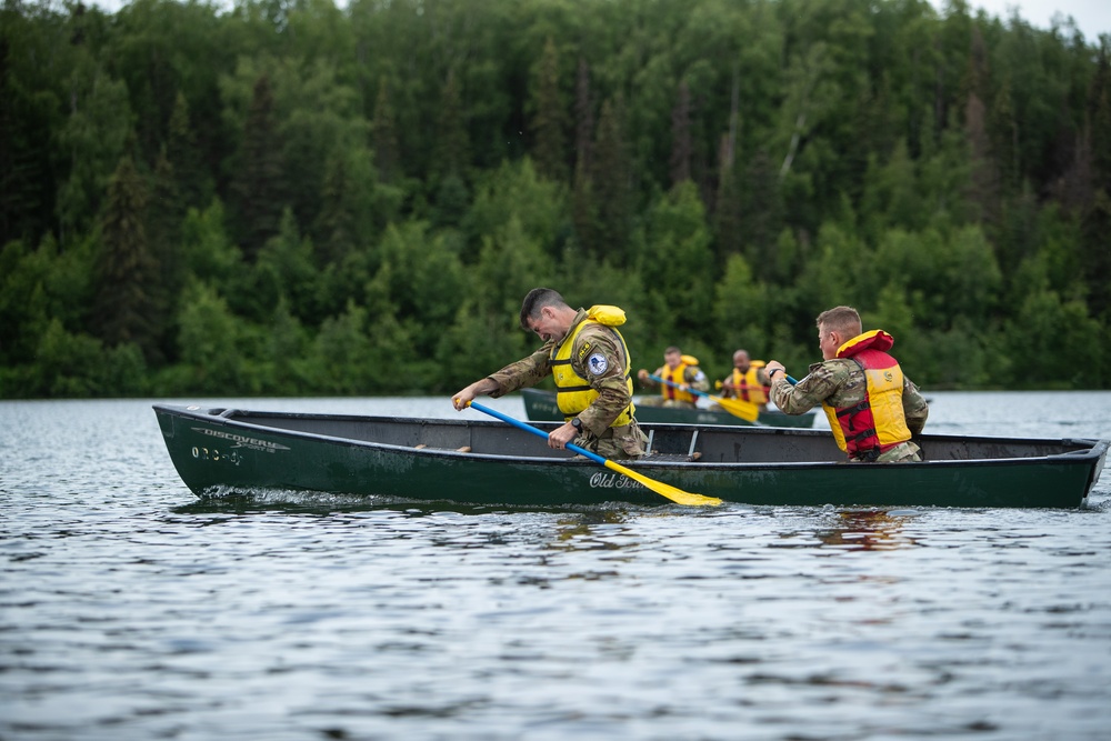 2023 Army National Guard Best Warrior Competition Water Crossing Event