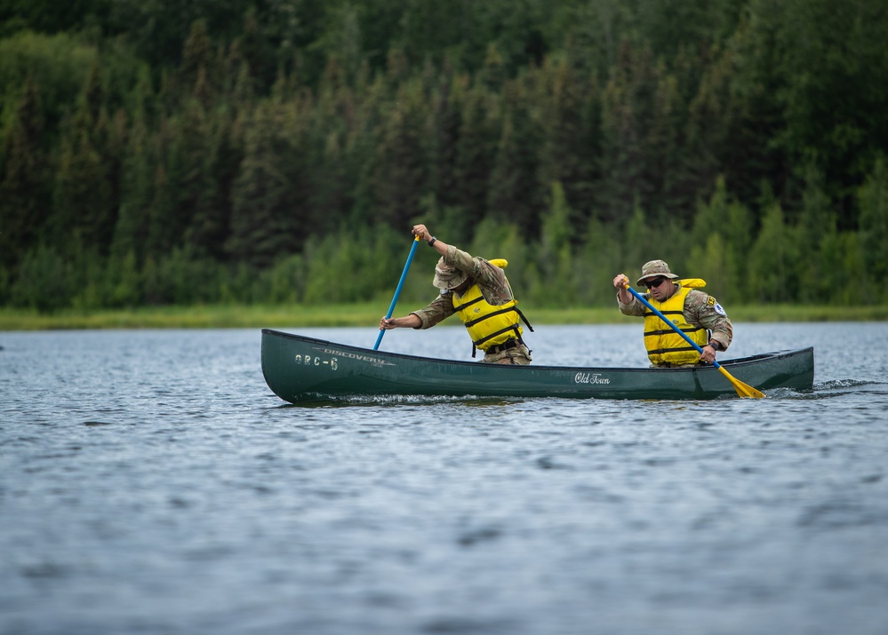 2023 Army National Guard Best Warrior Competition Water Crossing Event