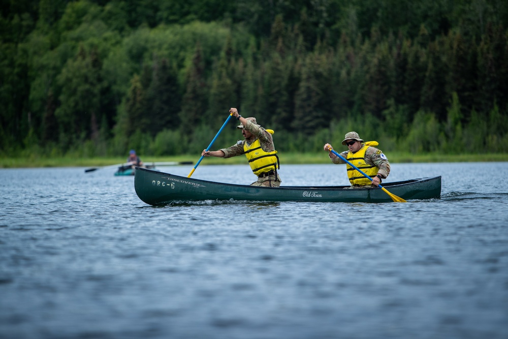 2023 Army National Guard Best Warrior Competition Water Crossing Event