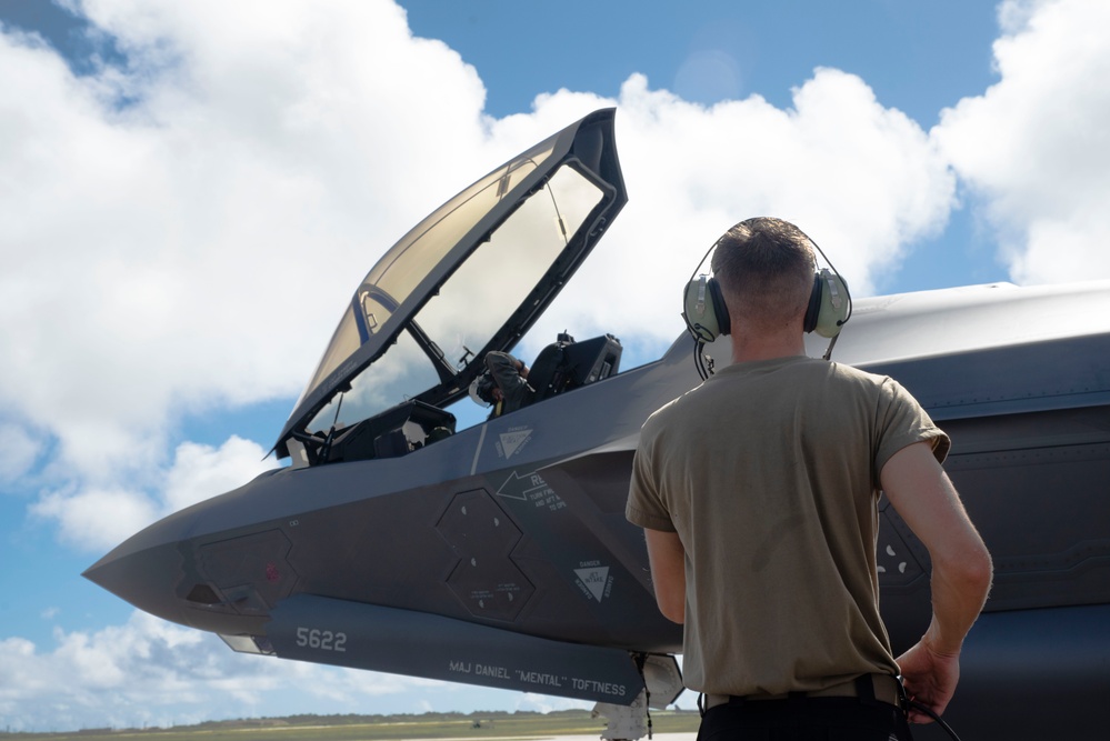 Northern Edge 23-2: F-35A’s prepare for flight in Guam