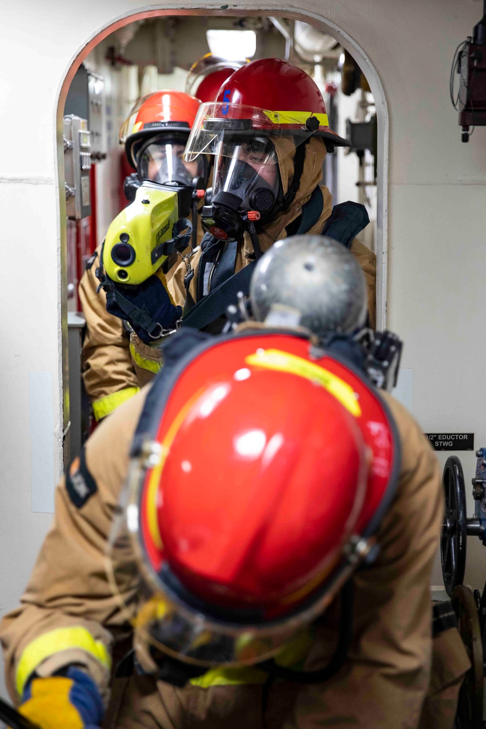 USS Ralph Johnson conducts day 2 of their Final Battle Problem training event.