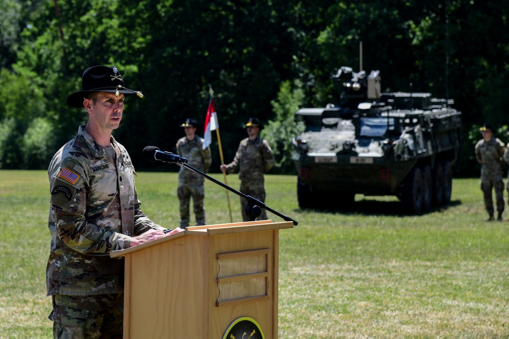 2nd Squadron, 2nd Cavalry Regiment Change of Command