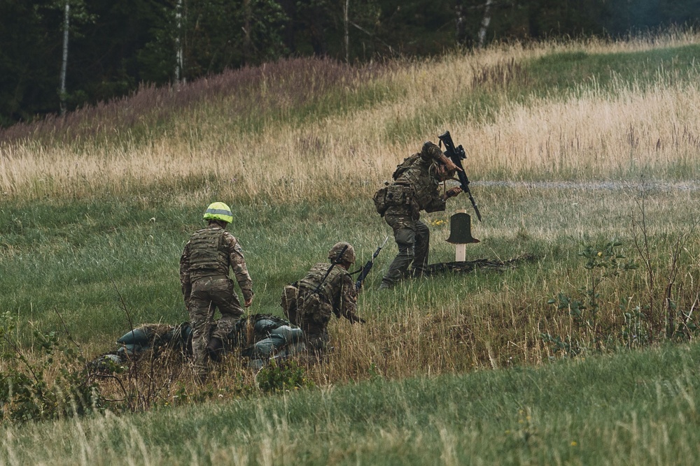 RMAS Cadets Train in Grafenwoehr