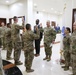 Task Force Liberty Soldiers promote, re-enlist at Qatar embassy ceremony