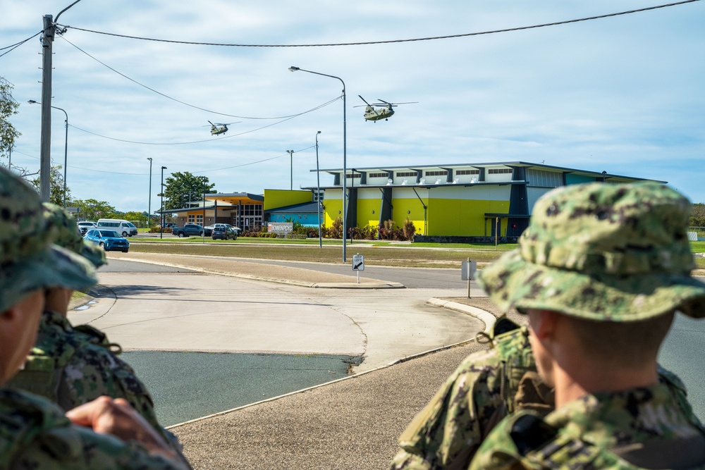 U.S. Coast Guard Port Security Unit 312 observers exercise Sea Raider during Operation Talisman Sabre 2023