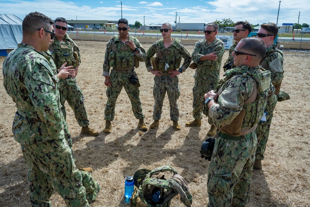 U.S. Coast Guard Port Security Unit 312 observers exercise Sea Raider during Operation Talisman Sabre 2023