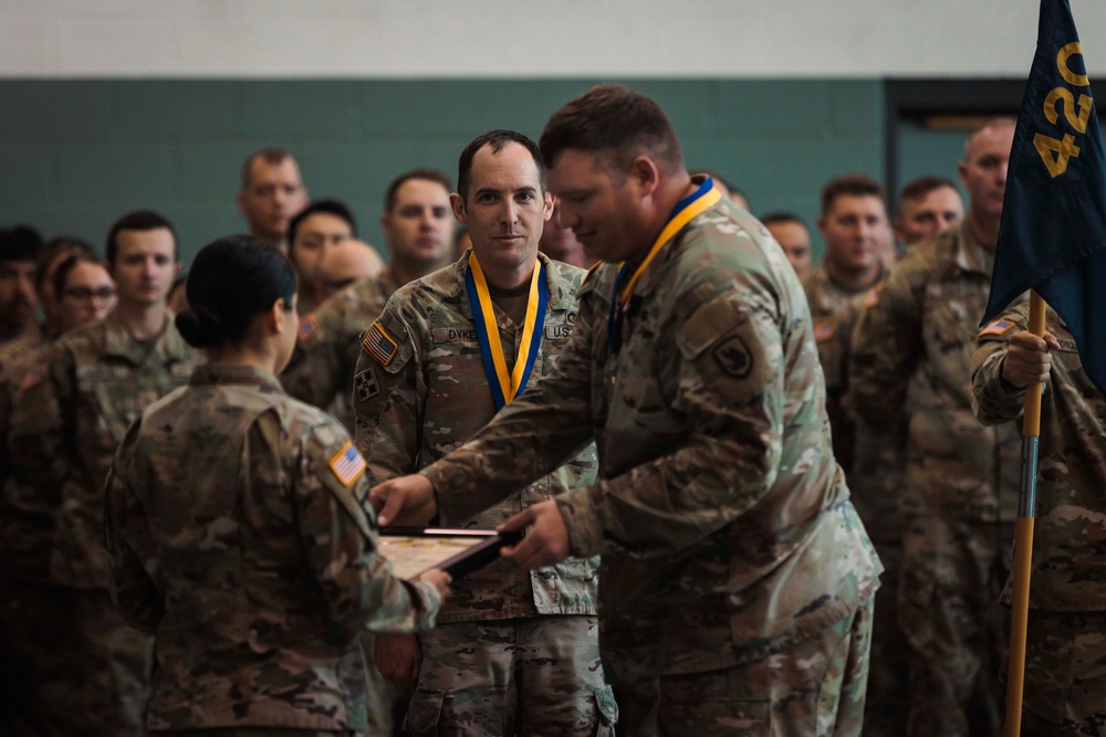 420th Chemical Battalion Change of Command