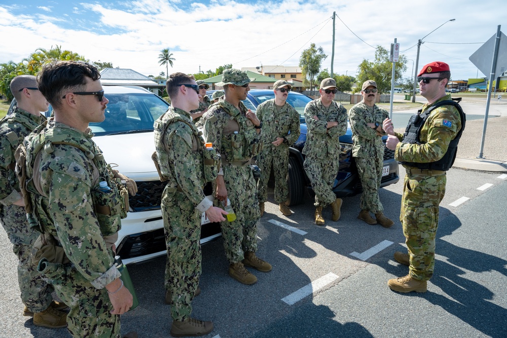 U.S. Coast Guard Port Security Unit 312 observers exercise Sea Raider during Operation Talisman Sabre 2023