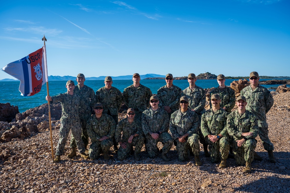 U.S. Coast Guard Port Security Unit 312 participates in local ceremony in Bowen, Australia