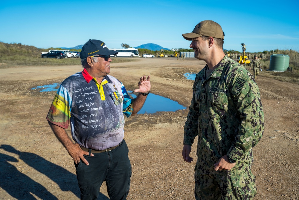 U.S. Coast Guard Port Security Unit 312 participates in local ceremony in Bowen, Australia